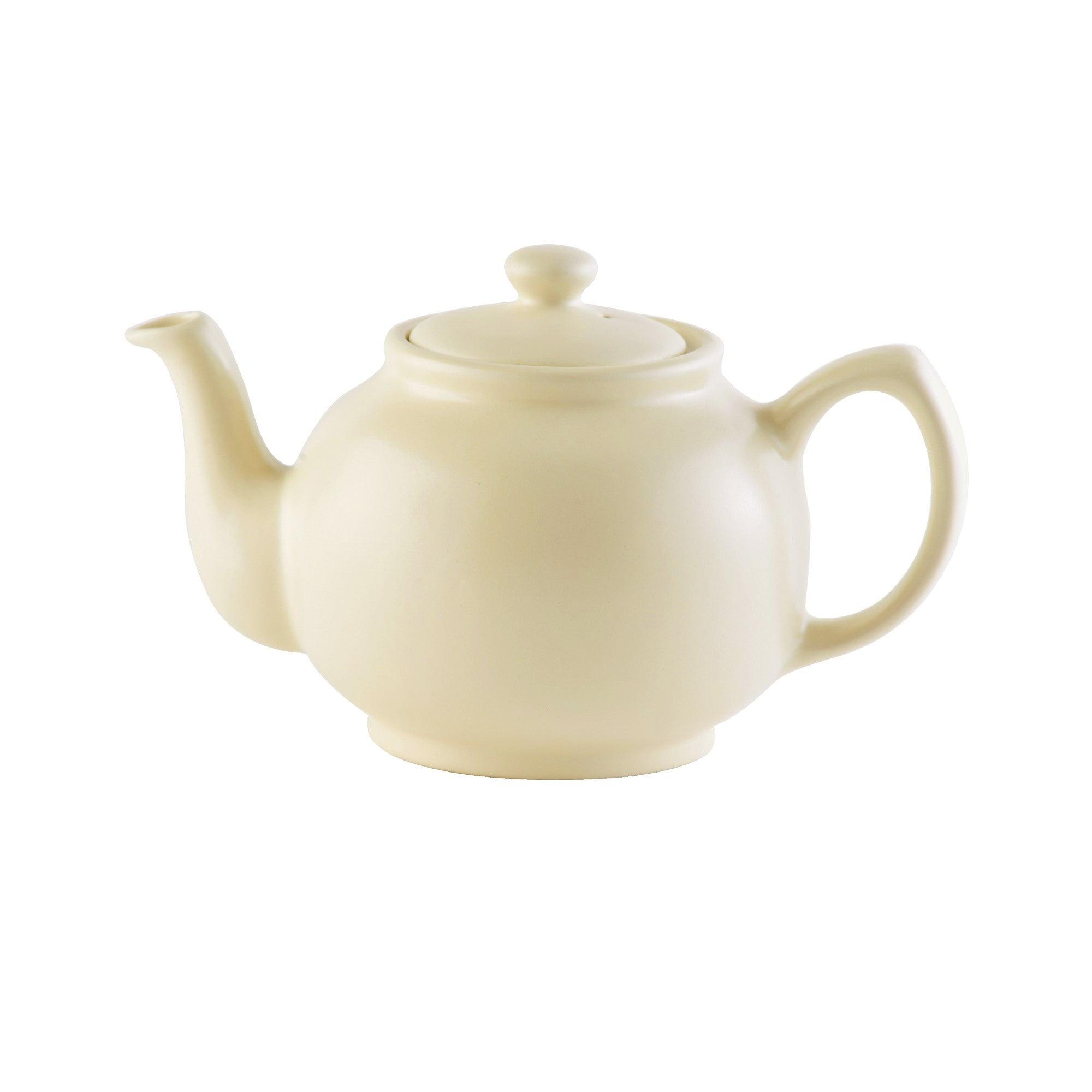 Price & Kensington - Matte Teapot 6Cup Cream 1100Ml/35Oz