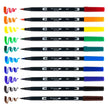 Tombow - Dual Brush Pen Art Markers: Primary - 10-Pack