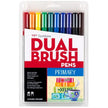 Tombow - Dual Brush Pen Art Markers: Primary - 10-Pack