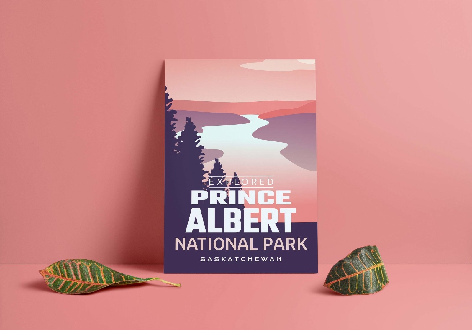 Prince Albert National Park 'Explored' Poster, Canada Parks