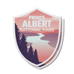 Prince Albert National Park of Canada Waterproof Vinyl Sticker, Canada Parks