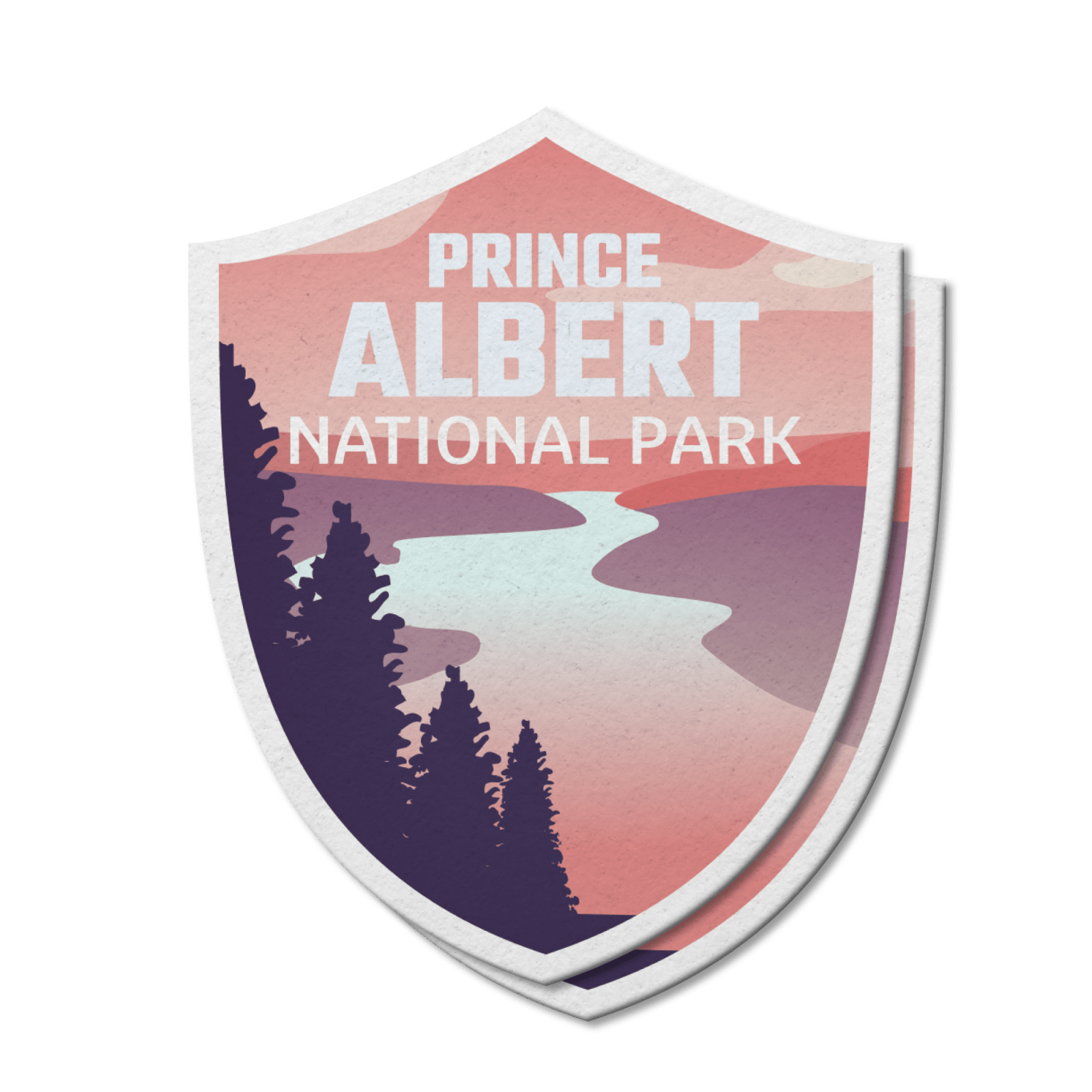 Prince Albert National Park of Canada Waterproof Vinyl Sticker, Canada Parks