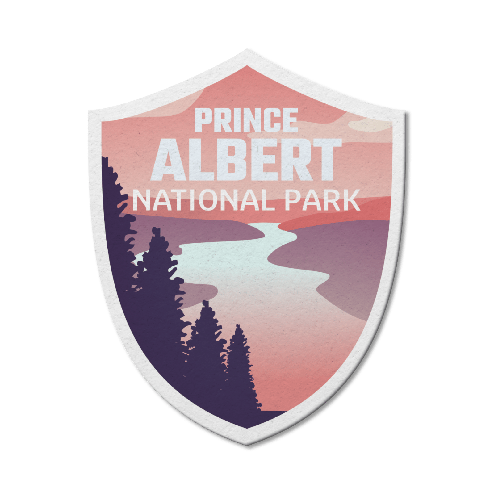 Prince Albert National Park of Canada Waterproof Vinyl Sticker, Canada Parks