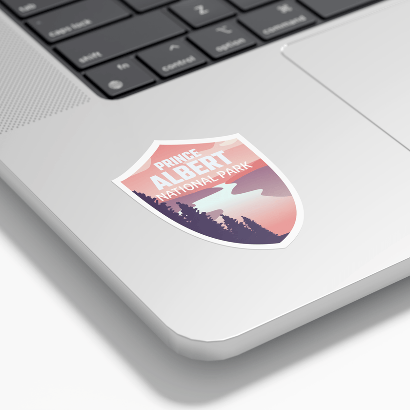 Prince Albert National Park of Canada Waterproof Vinyl Sticker, Canada Parks