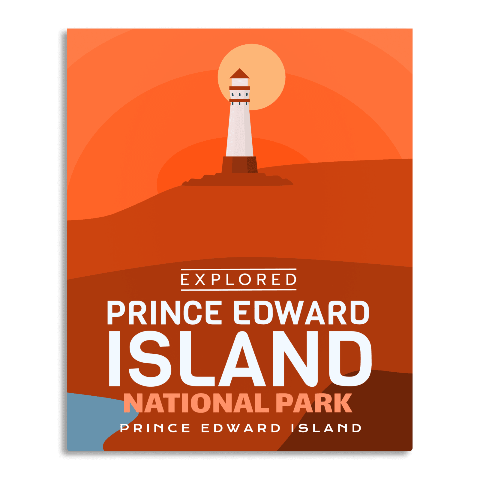 Prince Edward Island National Park 'Explored' Poster, Canada Parks