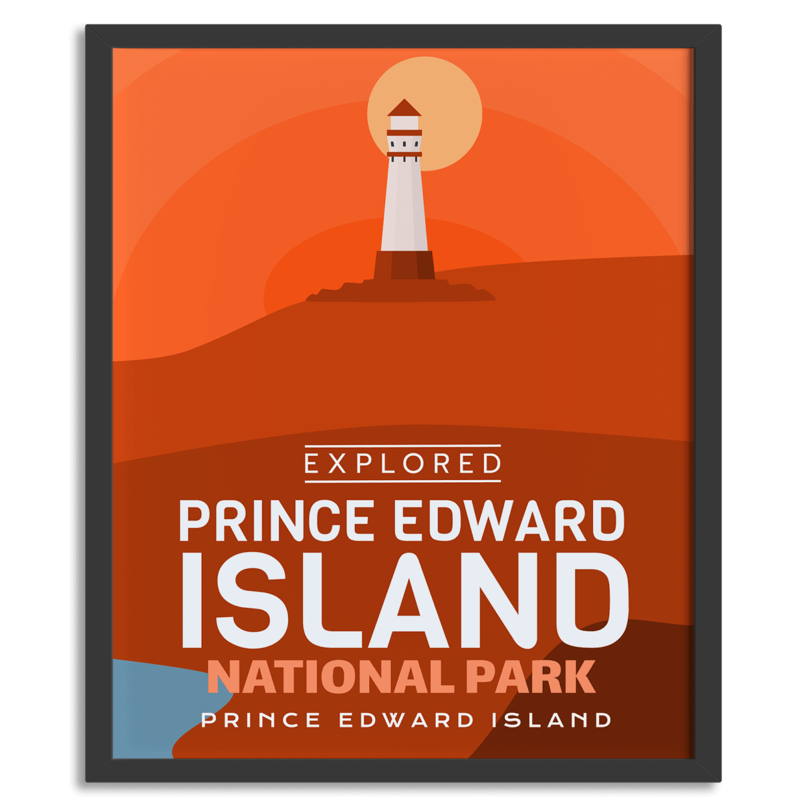 Prince Edward Island National Park 'Explored' Poster, Canada Parks