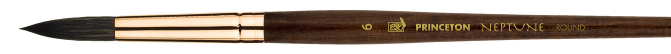 Princeton - Neptune Synthetic Squirrel - Short Handle - Round