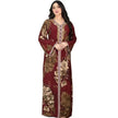 Printed Embroidered Elegant Arab Dubai Turkey Middle Eastern Sophisticated Women Abaya Dress Robe