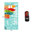 Printed Swim Microfiber Beach Towel