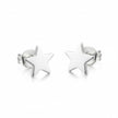 Star Silver Plate Stud Earrings
