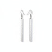 Metal Bar Earring - Silver Colour