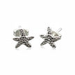 Starfish Silver Plate Stud Earrings