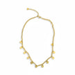 Multi Heart Charm Necklace - Gold Stainless Steel