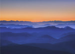 Wall art Misty Mountains