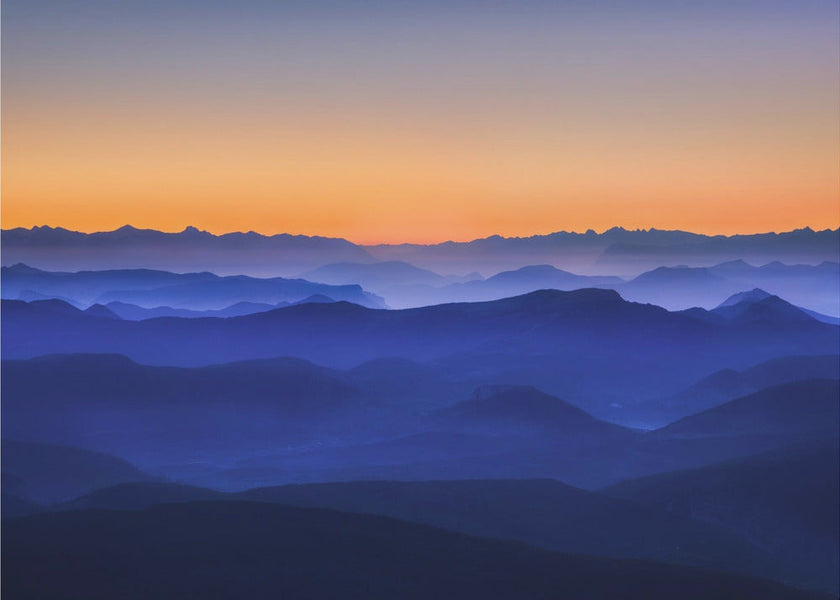 Wall art Misty Mountains