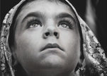 Wall art Girl with Sardinian traditional veil