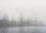 Wall art Misty landscape
