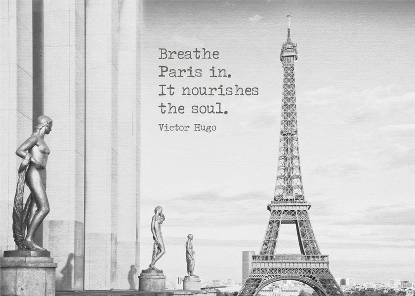 Wall art Breathe Paris in