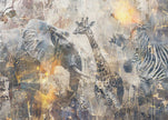 Illustration murale Art africain Wallart 114