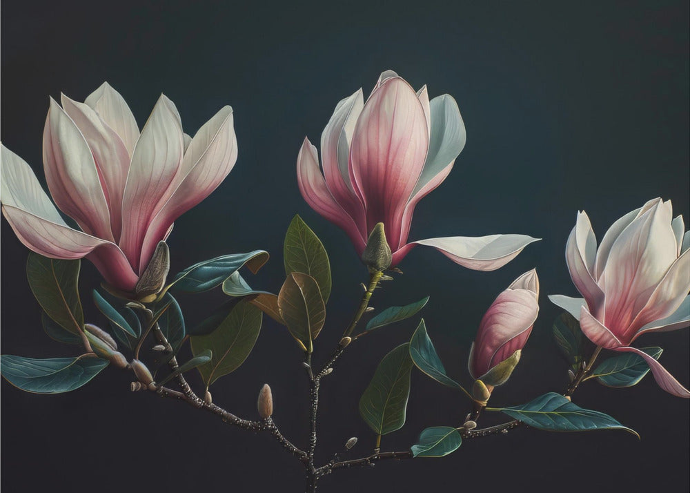 Wall art Magnolias charmants 25