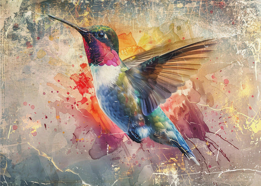 Illustration murale, art mural, oiseau, oiseaux, animal, illustration vintage, art mural 12