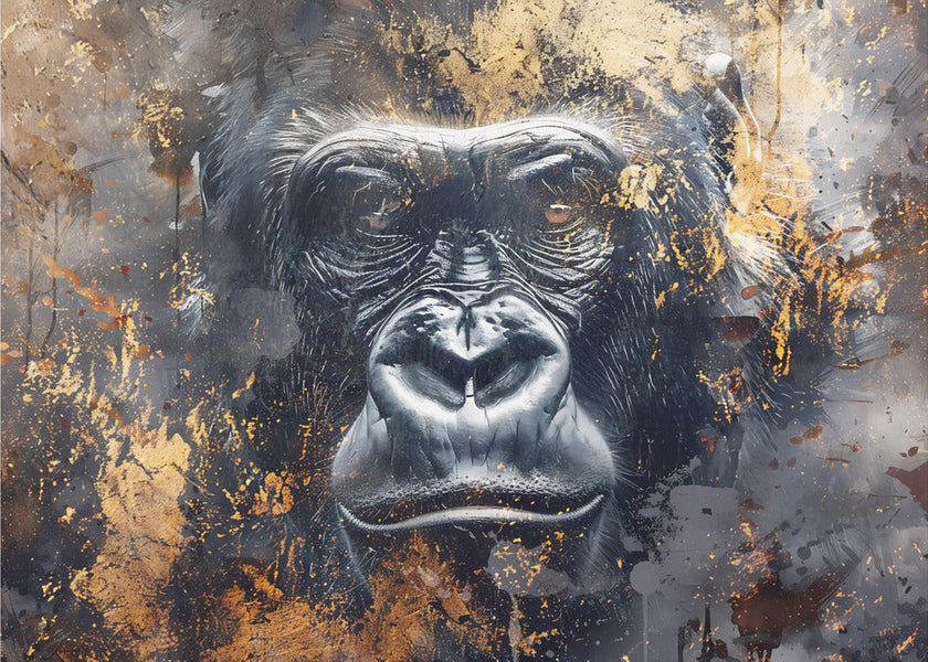 Illustration murale vintage d'animaux - Wallart 03