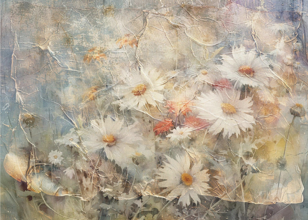 Illustration murale Fleur Art floral Illustration murale 009