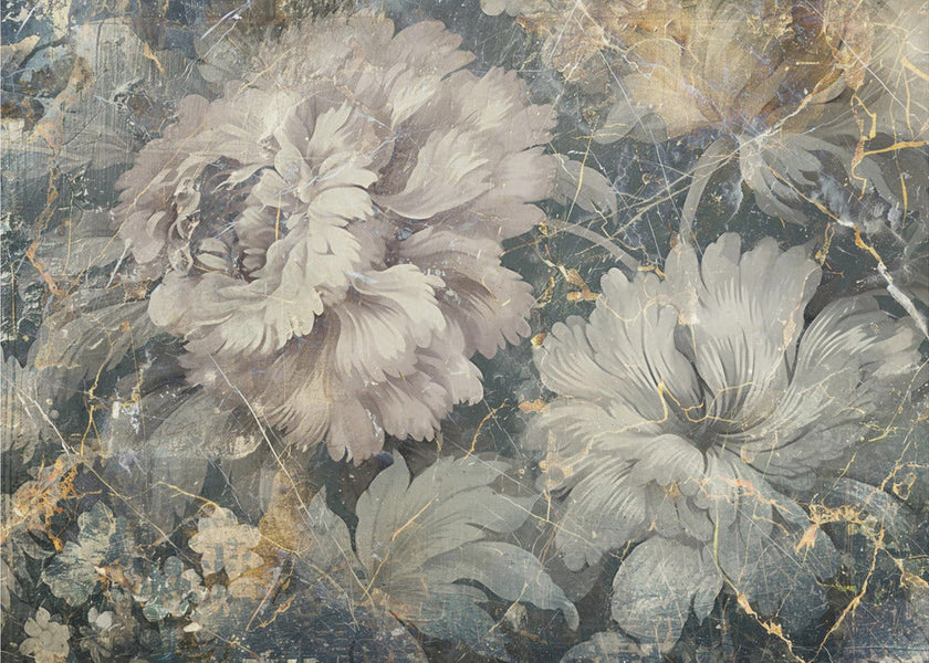 Illustration murale Fleur Art floral Illustration murale 011