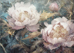 Illustration murale Fleur Art floral Illustration murale 014