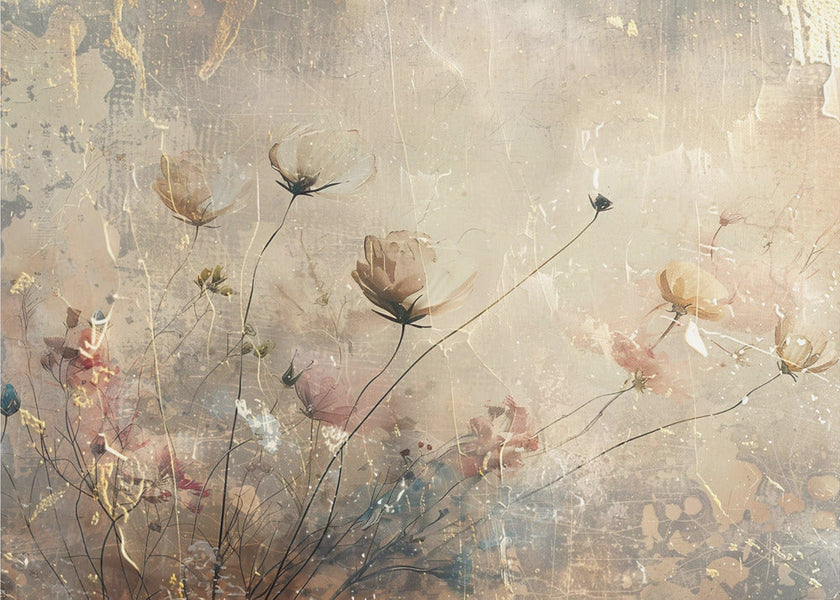 Illustration murale Fleur Art floral Illustration murale 113