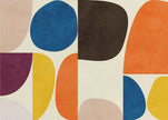 Wall art Bauhaus aux couleurs vives