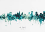 Wall art, Skyline d'Ottawa, Canada