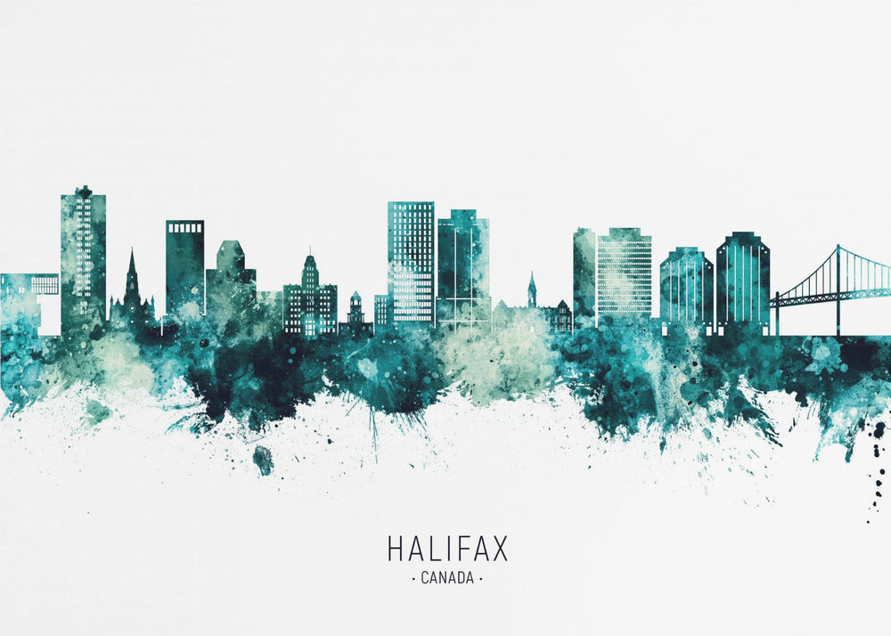 Wall art, Skyline de Halifax, Canada