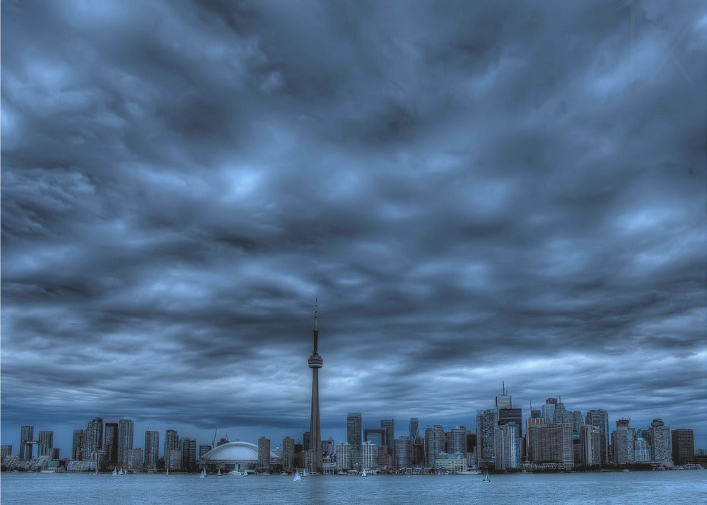 Wall art Toronto bleu