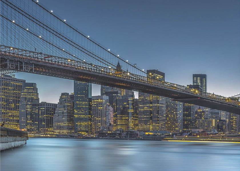 Wall art New York - L'heure bleue au-dessus de Manhattan