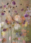 Art mural Fleurs picturales