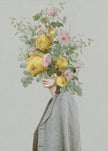 Décoration murale : Bouquet jaune
