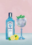 Wall Art Gin Cocktail