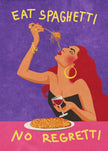 Wall Art Eat spaghetti no regretti