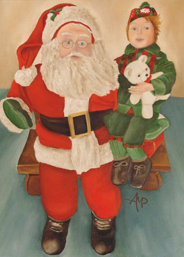 Décoration murale Demandez au Père Noël