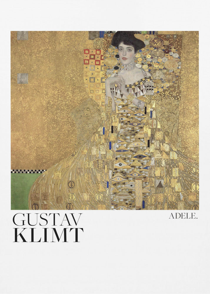 Affiche d'art mural : Portrait d'Adele Bloch Bauer I (1907)