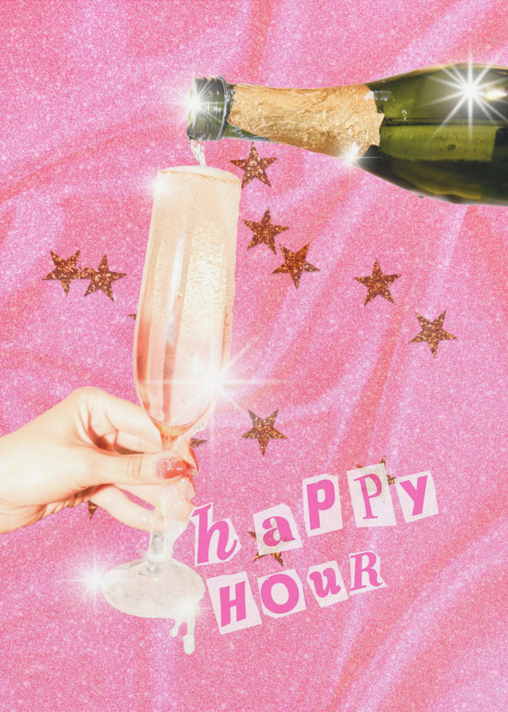 Wall art Bubbly Celebration (Wall art célébration pétillante)
