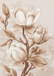 Fleurs Beige 2