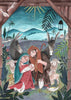 Impression sur toile d'art mural : Noël avec Marie et l'enfant Jésus