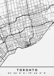 Wall art Black Maps 89 Canvas Wall Art