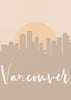Wall art Skyline Earth Tone 2 90