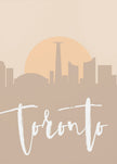 Wall art Skyline Earth Tone 2 89