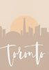 Wall art Skyline Earth Tone 2 89