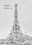 Wall art Take me to Paris