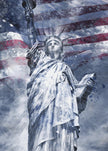 Art mural Art moderne STATUE DE LA LIBERTÉ | bleu